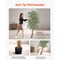 6ft Ficus Tree Artificial Plant with Lifelike Green Leaves and Flexible Branches for Home Decor
